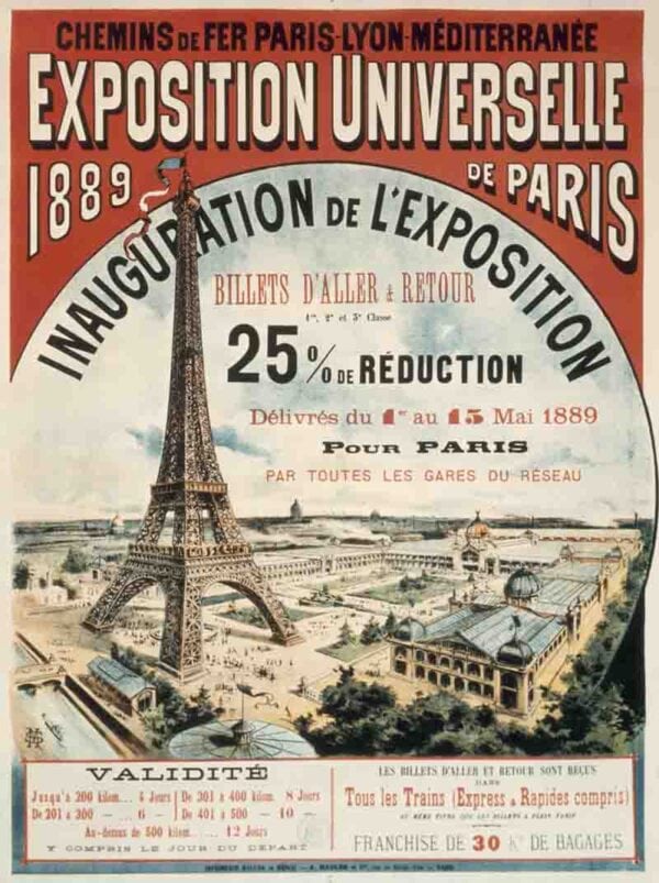 Cartel expo Paris 1889