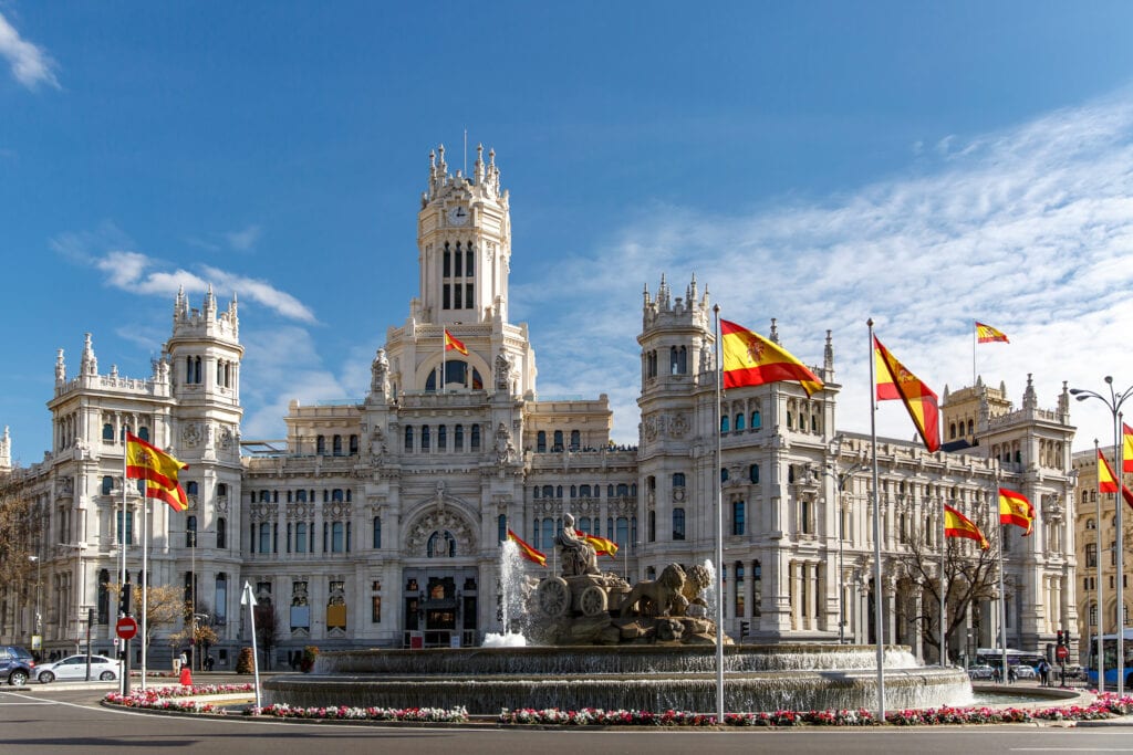 Plaza Cibeles in Madrid, Spain
