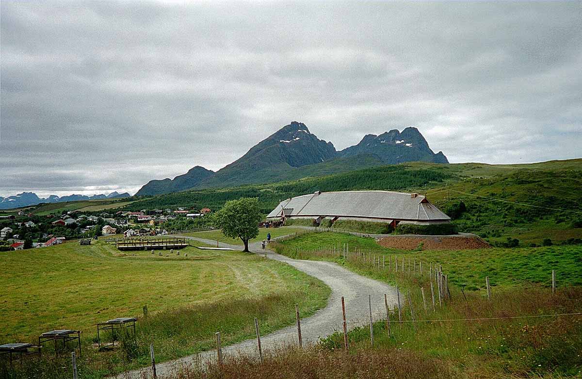 The house of the Borg Chieftain, rebuilt in Lofoten