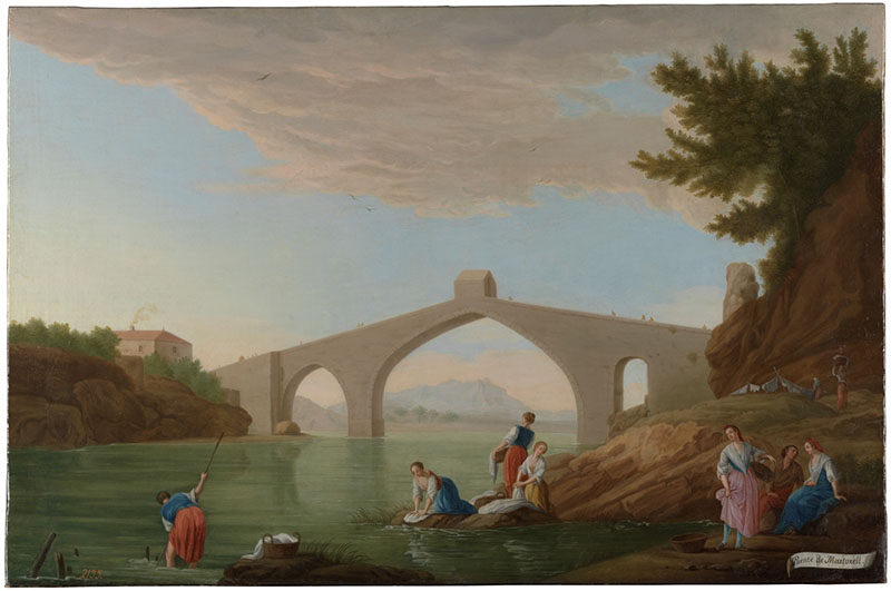 "View of the Bridge at Martorell” (1787) is also on display at the Prado National Museum.