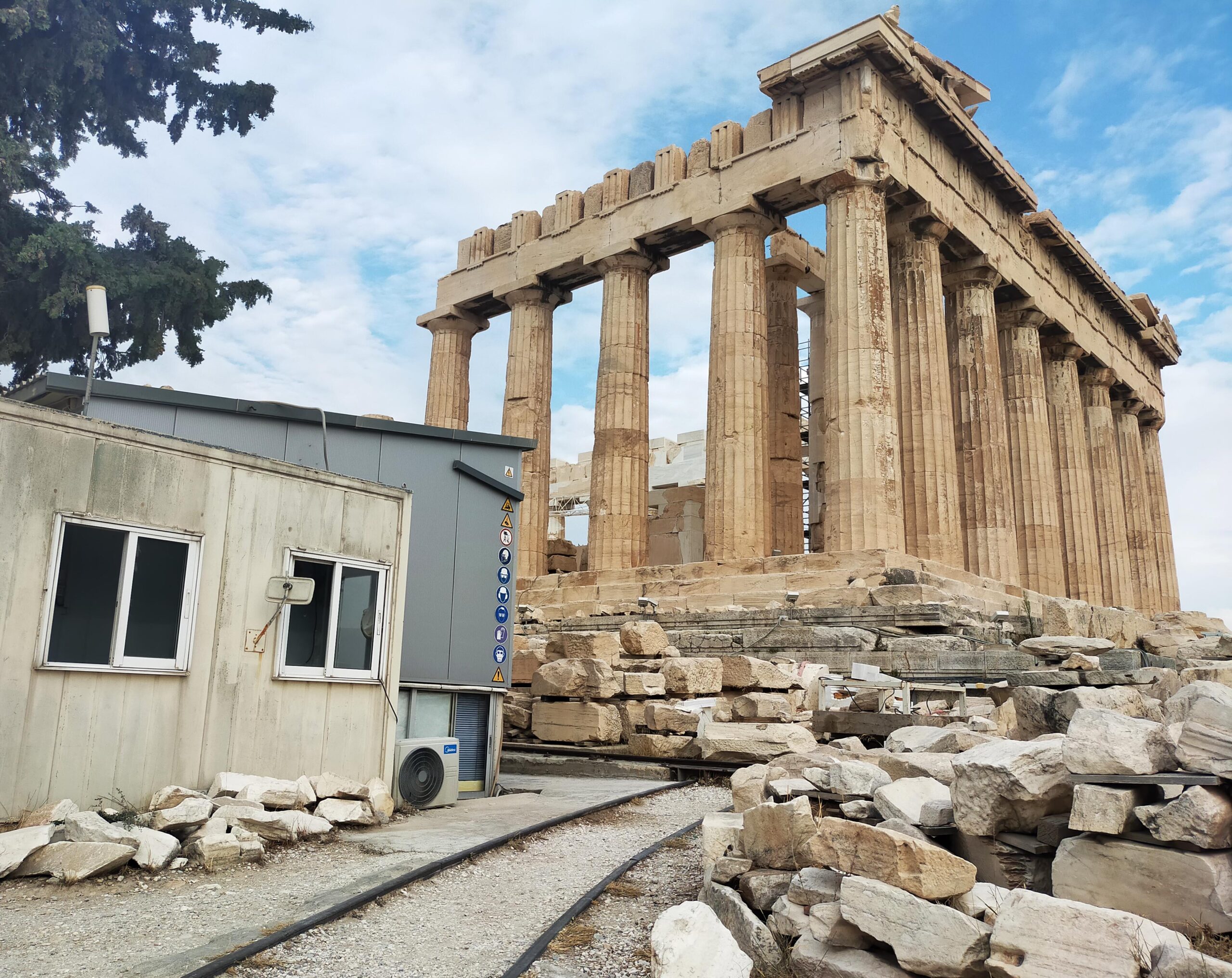  Obras de restauración de la Acrópolis
