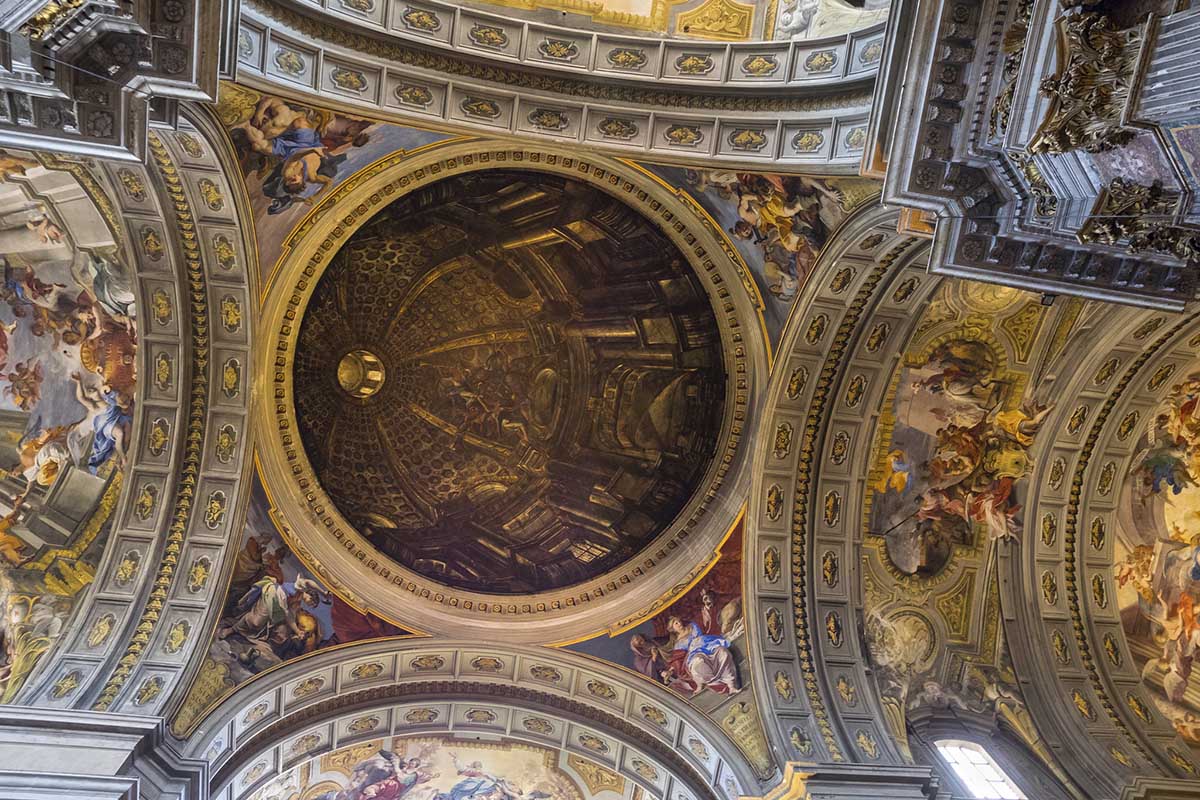 Cúpula falsa de San Ignacio de Loyola