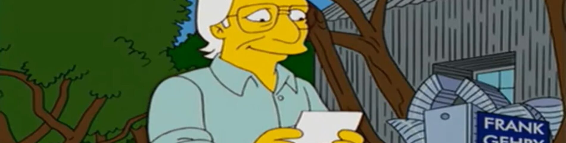 Frank Gehry en Los Simpson