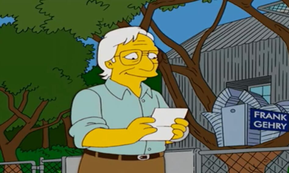 Frank Gehry en Los Simpson