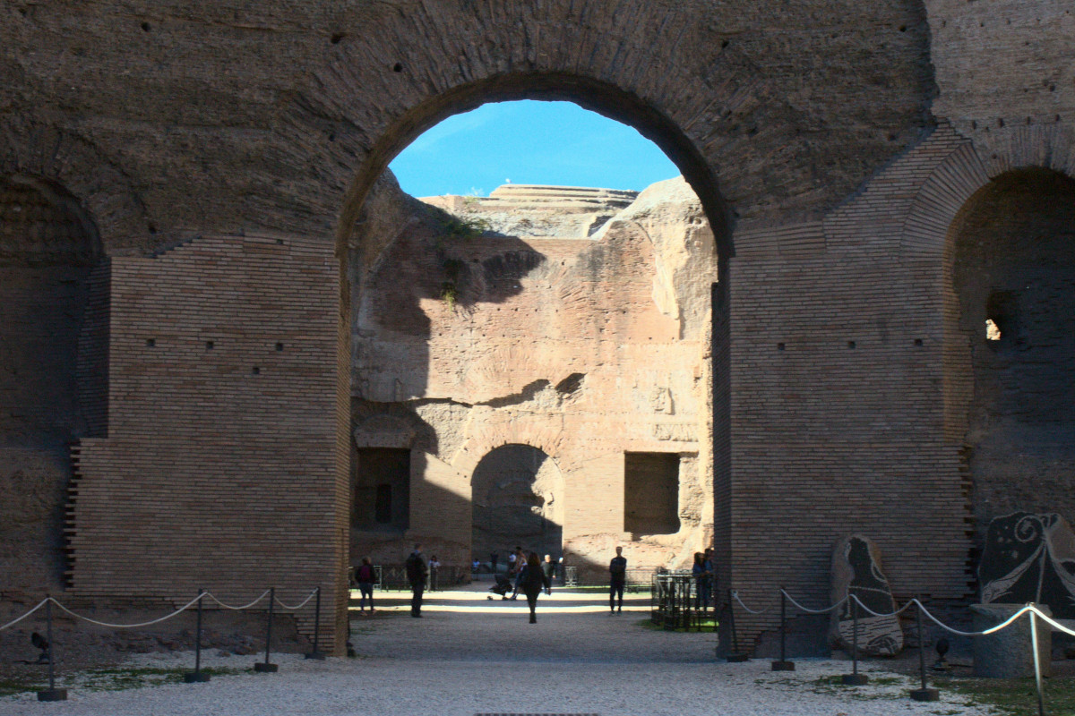 Restos de las termas de Caracalla