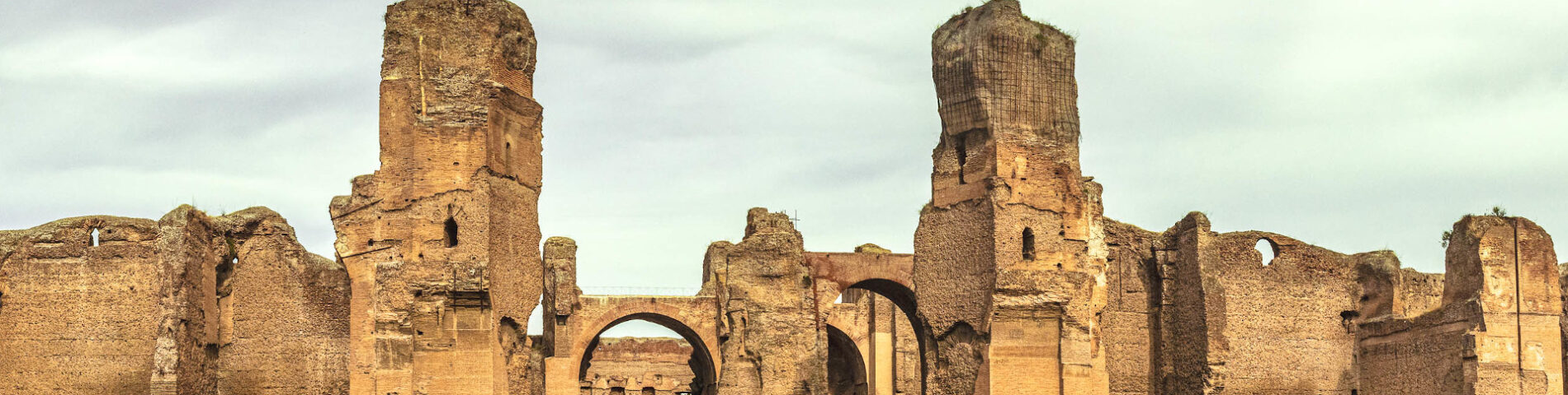 Ruinas de las termas de Caracalla, en Roma. 