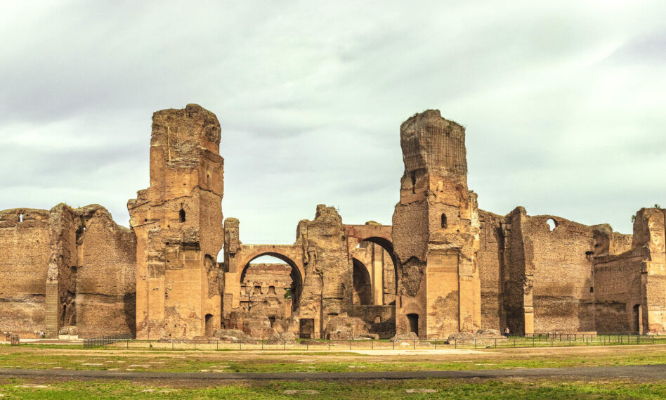 Ruinas de las termas de Caracalla, en Roma. 