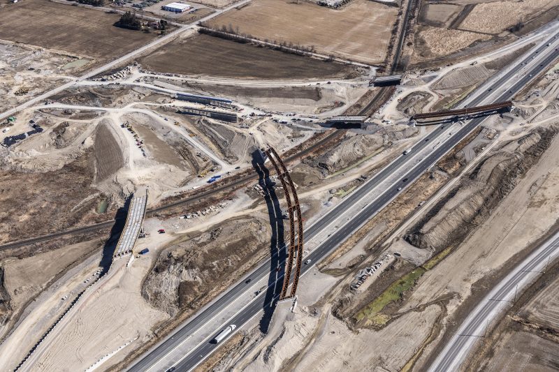 Construction of the 407 East Phase 2