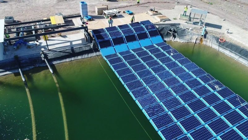 sistema generador fotovoltaico flotante en Murcia