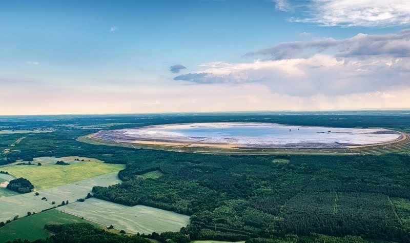 The Zelazny Most tailings facility in Poland