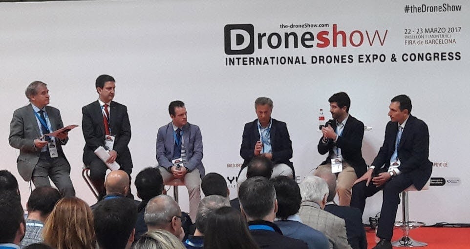Ferrovial participates in the drone show barcelona