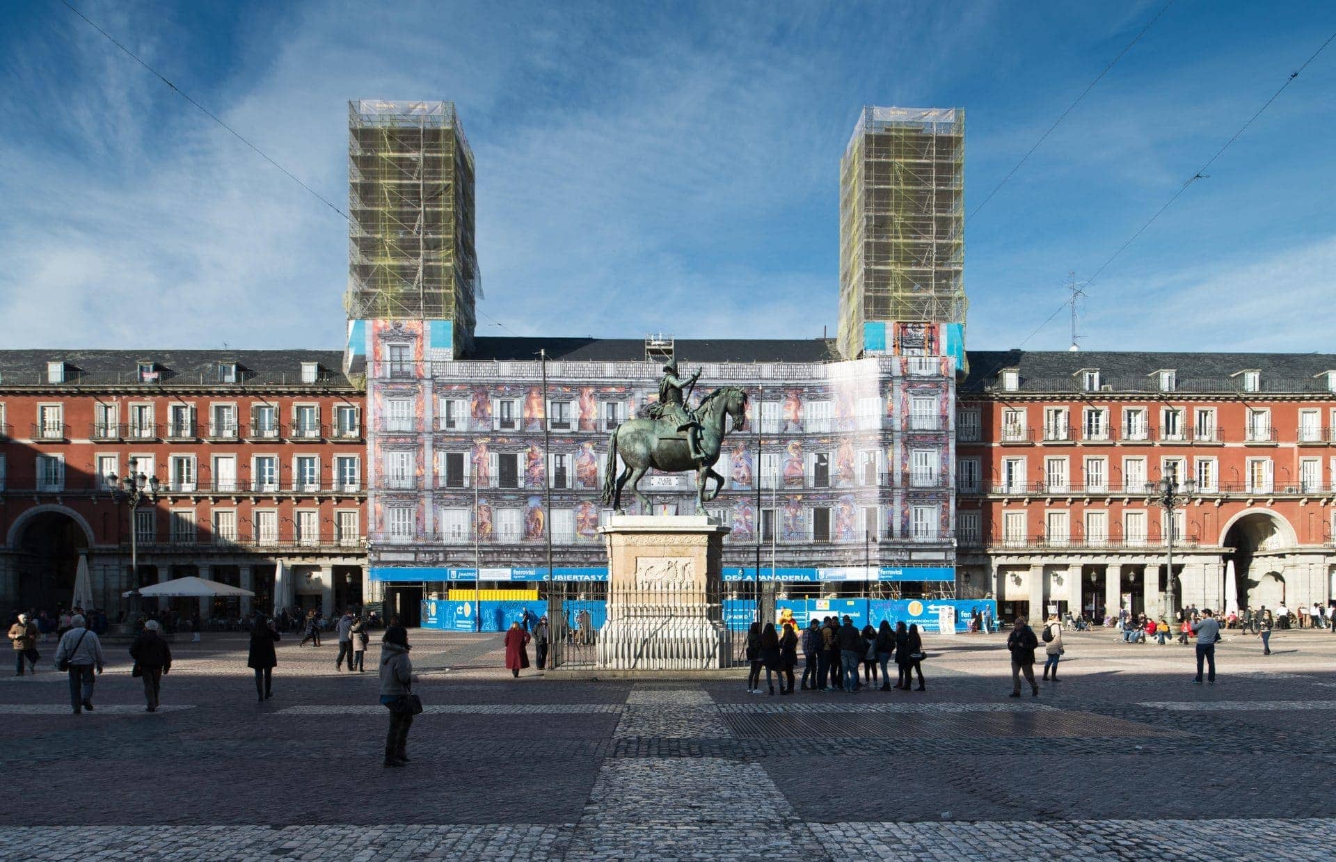 Ferrovial Agroman carried out the refurbishment of Casa de la Panadería, at Madrid's Plaza Mayor (Main Square)