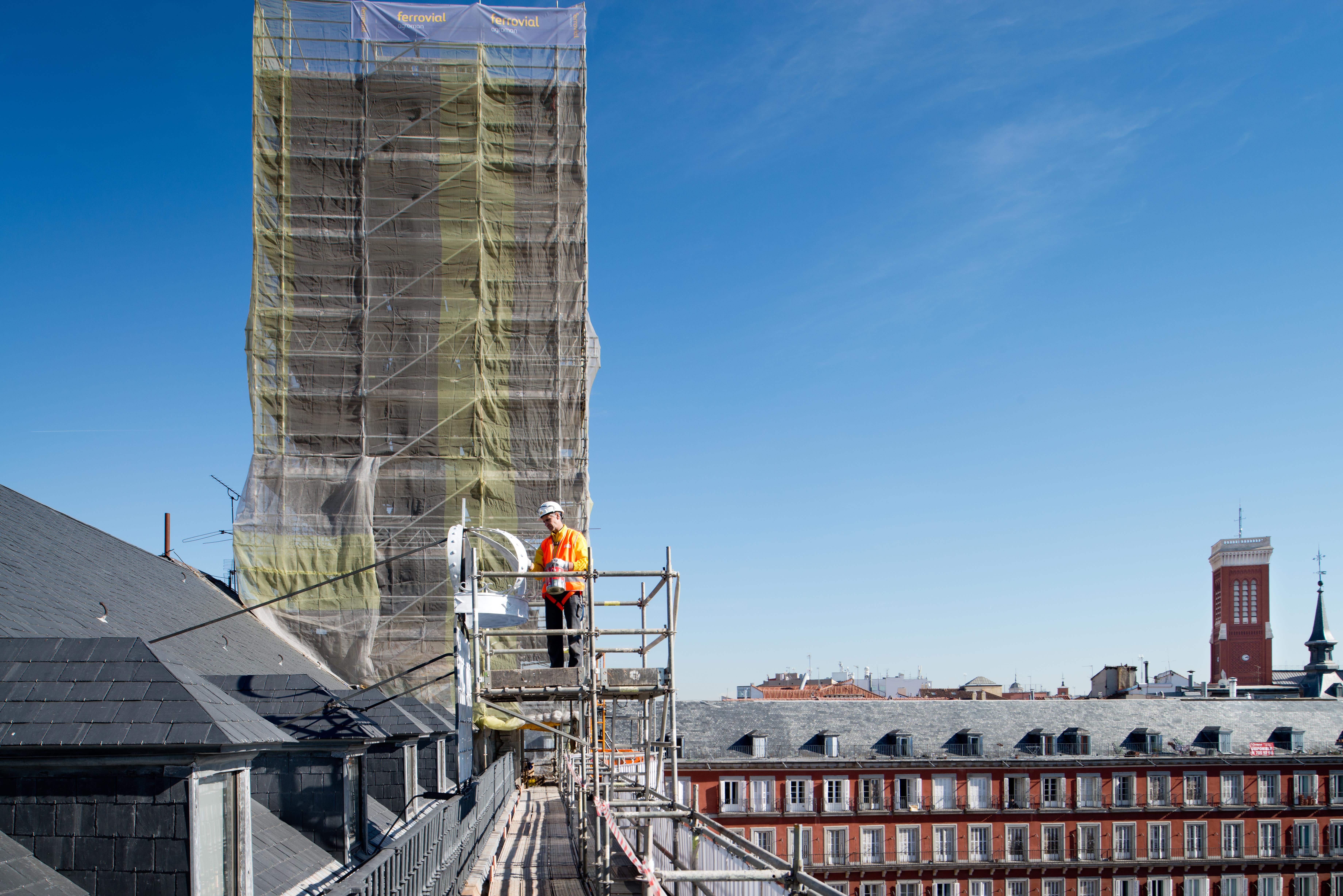 Ferrovial Agroman carried out the refurbishment of Casa de la Panadería, at Madrid's Plaza Mayor (Main Square)