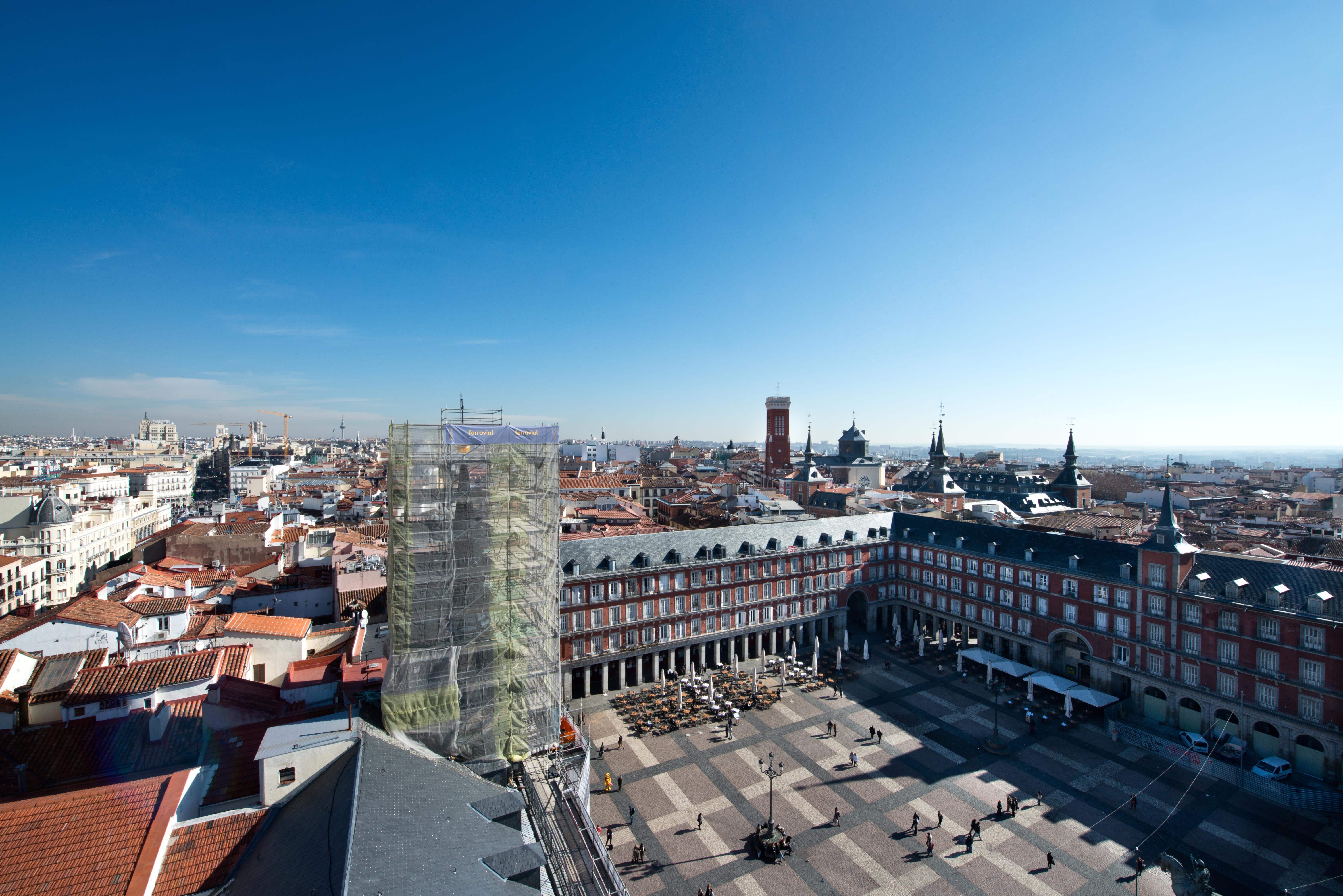 Ferrovial Agroman carried out the refurbishment of Casa de la Panadería, at Madrid's Plaza Mayor (Main Square)