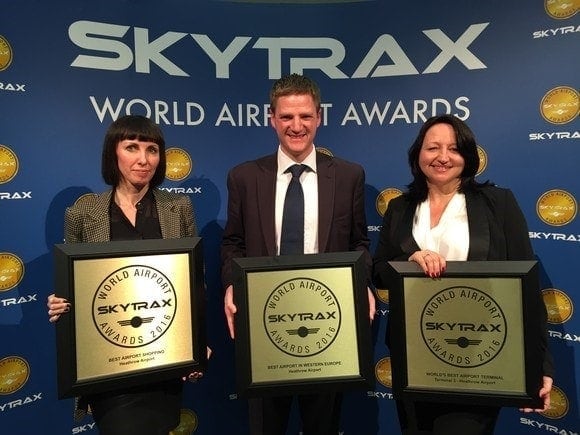 Heathrow Airport receives Skytrax Award