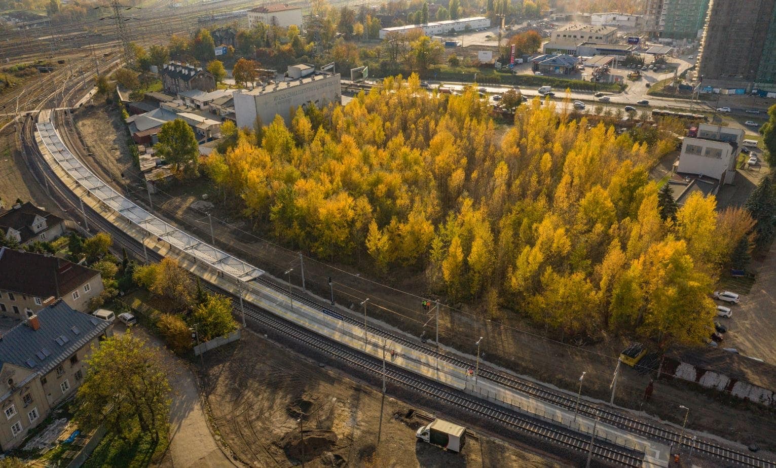 descubrimientos renovación línea norte de tren Polonia