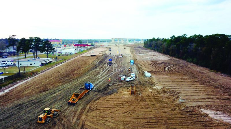 Progress Work for SH 99 Grand Parkway Project near Houston Continues