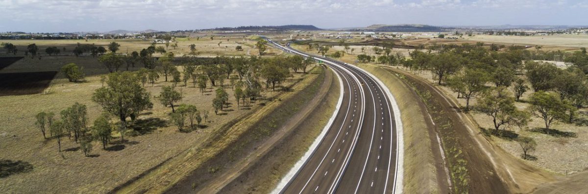 Imagen de la autopista Towoomba ganadora del premio Build