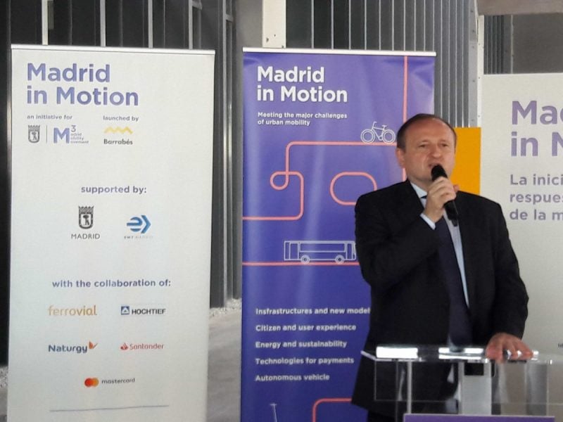 Imagen de la intervención del Concejal del Ayuntamiento de Madrid