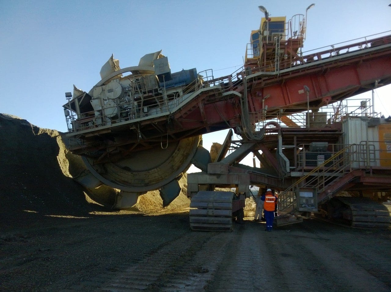 Imagen de la mina de cobre de Codelco