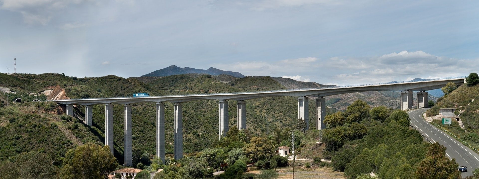 ausol highway in Malaga, Spain by Cintra