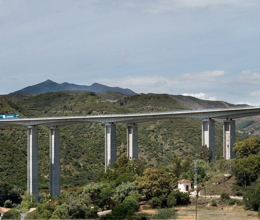 ausol highway in Malaga, Spain by Cintra