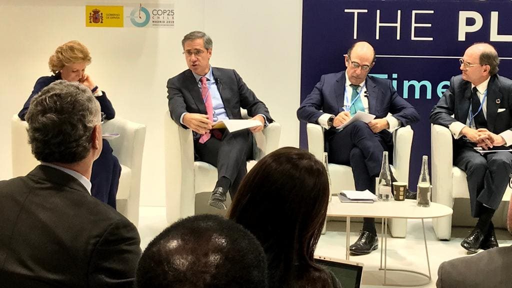 Ignacio Madridejos, Consejero Delegado de Ferrovial, participa en la COP25