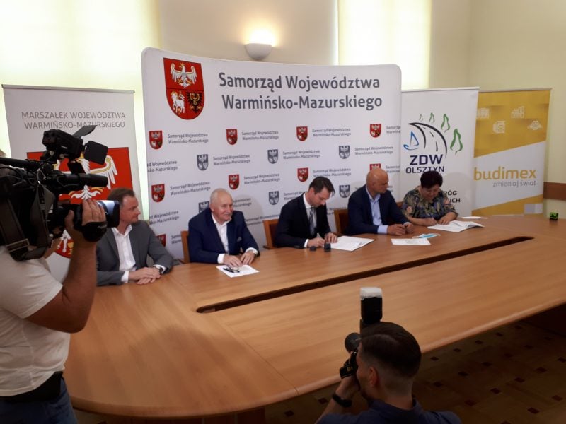 Budimex reconstruirá 22 km de la carretera 527 entre Łukta y Olsztyn 