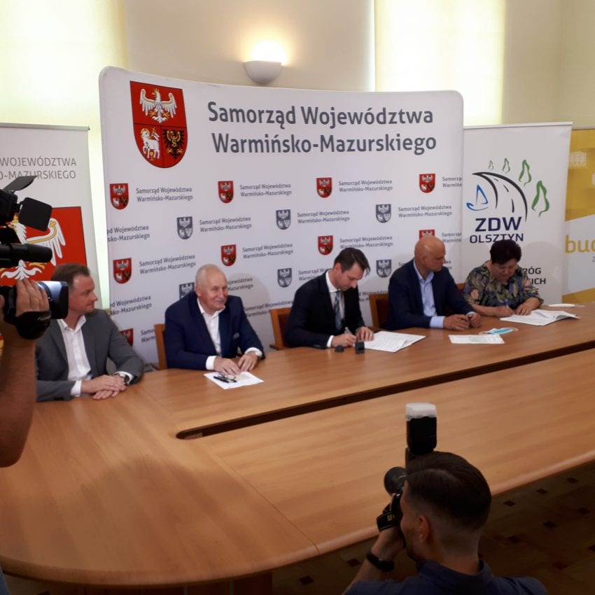 Budimex reconstruirá 22 km de la carretera 527 entre Łukta y Olsztyn