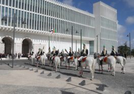 Inauguración del Palacio Nacional de Ajuda en Lisboa