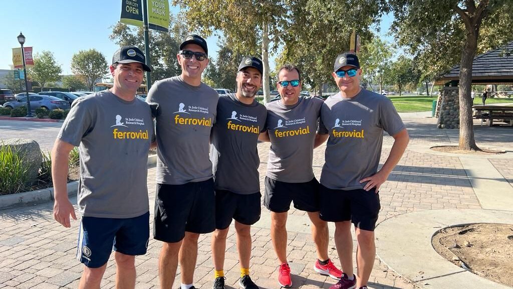 Ferrovial Team participating at St Jude Race