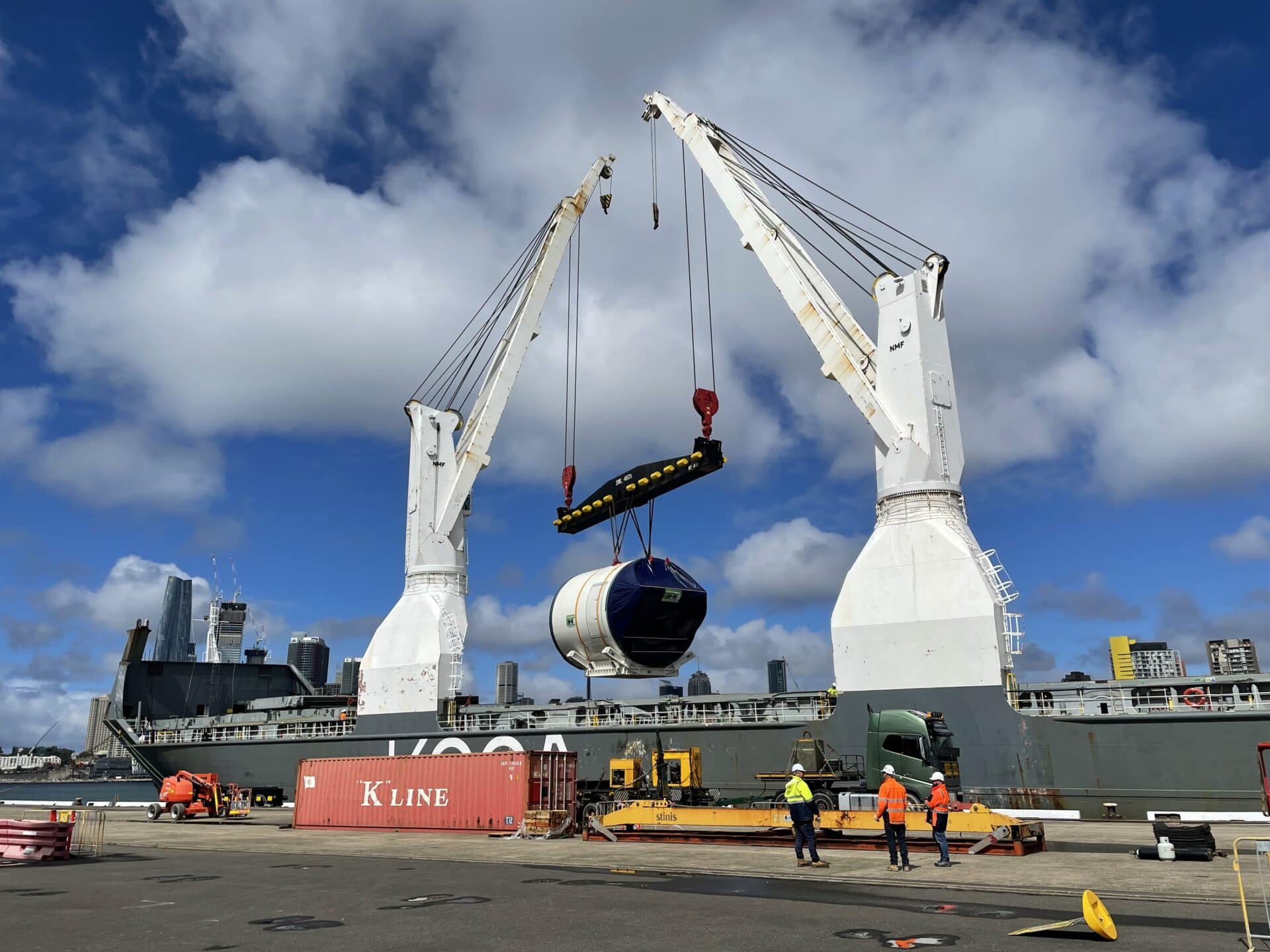 First tunnel boring machines arrive for Sydney Metro West construction project